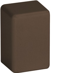 LM 25x17 B Terminale per minicanali TMC/TMU MARRONE