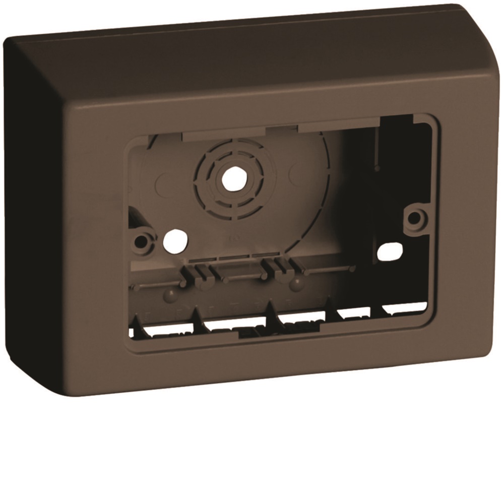 SMN B Scatola porta apparecchi 3 moduli per minicanali TMC/TMU MARRONE