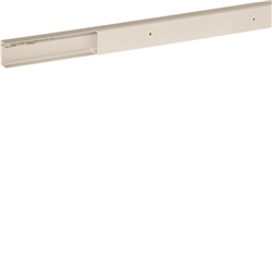 TMU 25/1x17 W Minicanale monoscomparto con coperchio avvolgente BIANCO