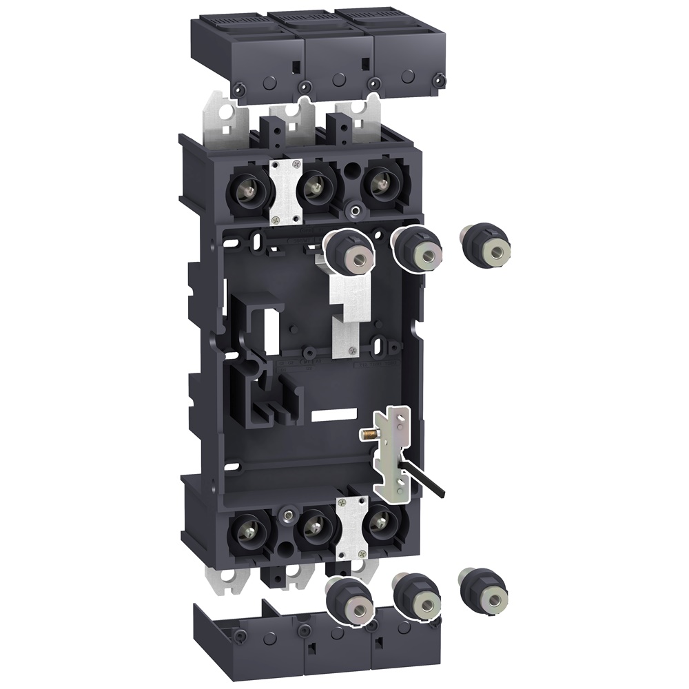 Kit plug-in 3 poli per interruttori Compact NSX 400-630 installazione rapida