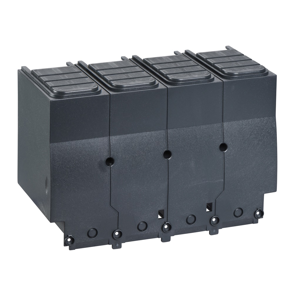Coprimorsetto lungo 4 poli passo 52,5 mm per dispositivi Compact NSX 400/630 isolamento e protezione IP40 IK07