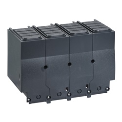 Coprimorsetto lungo 4 poli passo 52,5 mm per dispositivi Compact NSX 400/630 isolamento e protezione IP40 IK07