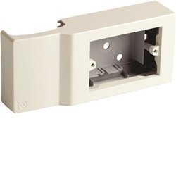 Scatola porta apparecchi 3 moduli Interasse 83,5 mm ProfonditÃ  43 mm per cornice bianco TCN SRCNI 