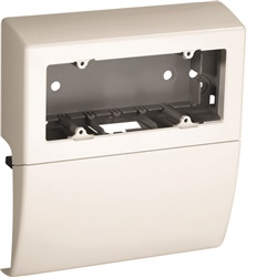 SBA6 W Scatola porta apparecchi UNIVERSALE 6 moduli linea TBA-Art BIANCO
