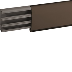 Canale battiscopa completo di coperchio e base marrone RAL 8014 TBN 