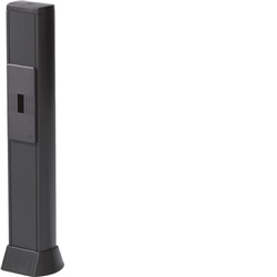 BIS 1500 NR Colonna bifacciale in alluminio porta apparecchi NERO ARDESIA