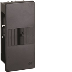 CMA-4N NR Centralino 4 moduli DIN per linee ALU-B, BIS, UNA, NERO ARDESIA