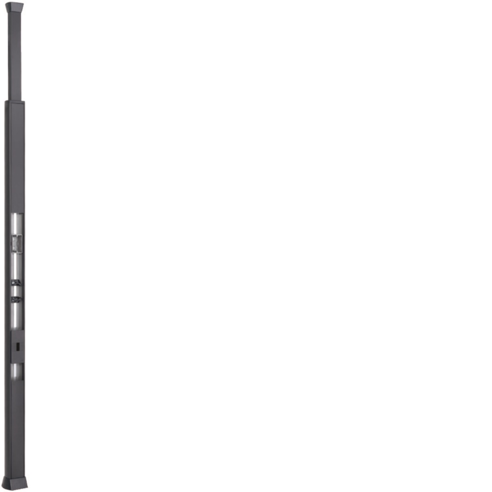 UNA 2700 NR Colonna monofacciale alluminio porta apparecchi NERO ARDESIA