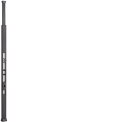 UNA 2700 NR Colonna monofacciale alluminio porta apparecchi NERO ARDESIA