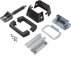 KIT TELE UNA Kit telescopico colonna UNA NERO ARDESIA
