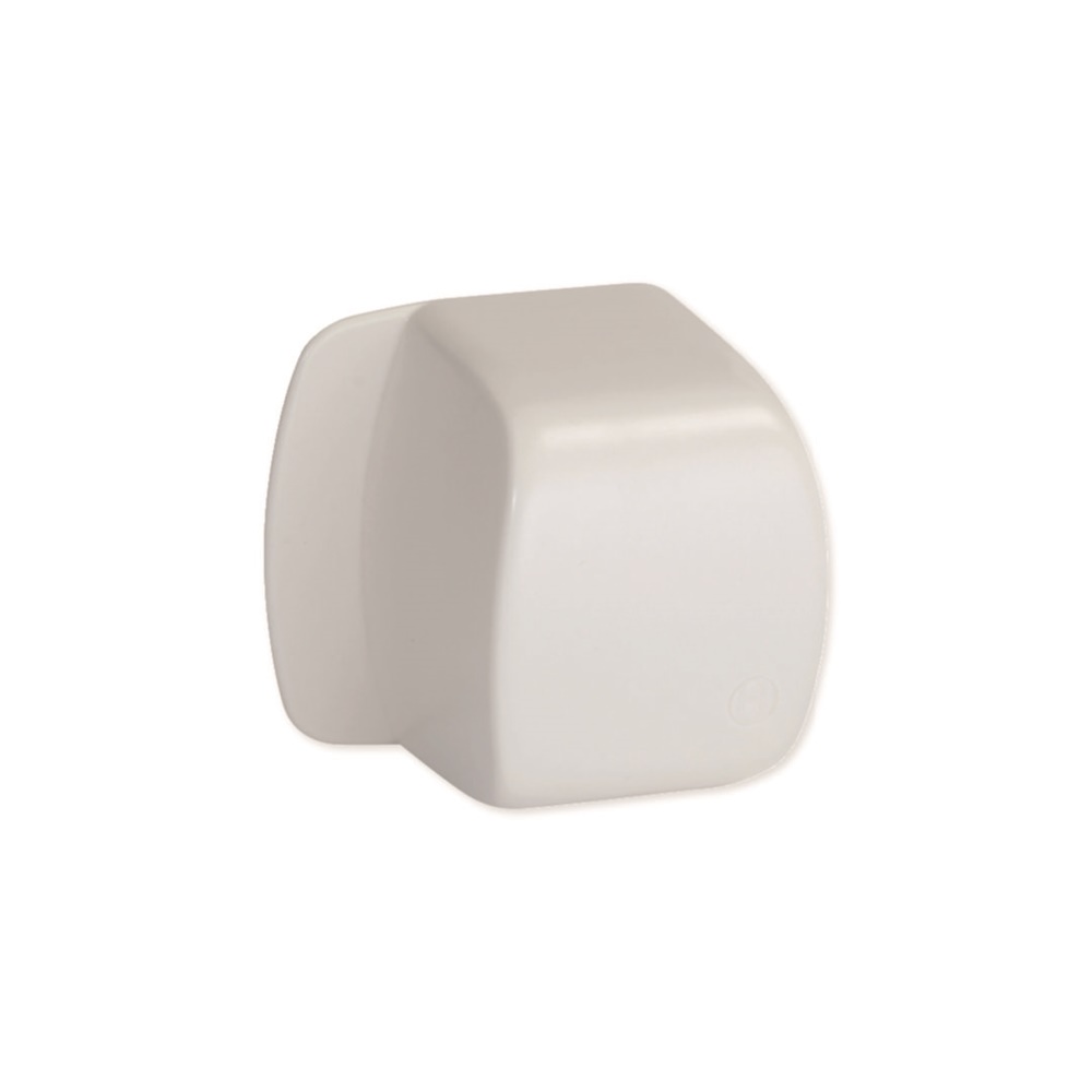 CTT 65x50 WE Tappo terminale per canali condizionamento CND BIANCO EVEREST
