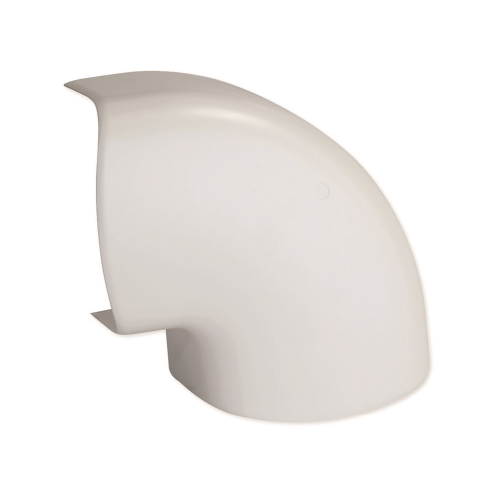 CAP 120x75 WE Angolo piano per canali condizionamento CND BIANCO EVEREST