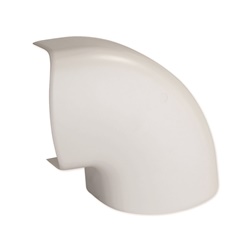 CAP 120x75 WE Angolo piano per canali condizionamento CND BIANCO EVEREST