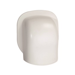 CCM 120x75 WE Curva muro per canali condizionamento CND BIANCO EVEREST