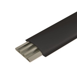 CSP-N 75x17 A Canale soprapavimento 3 scomparti NERO ARDESIA