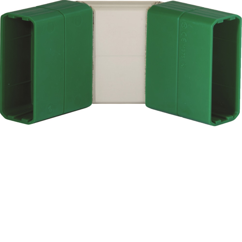 MCP90 75x30 Curva a parete per canale Metrò Fast BIANCO