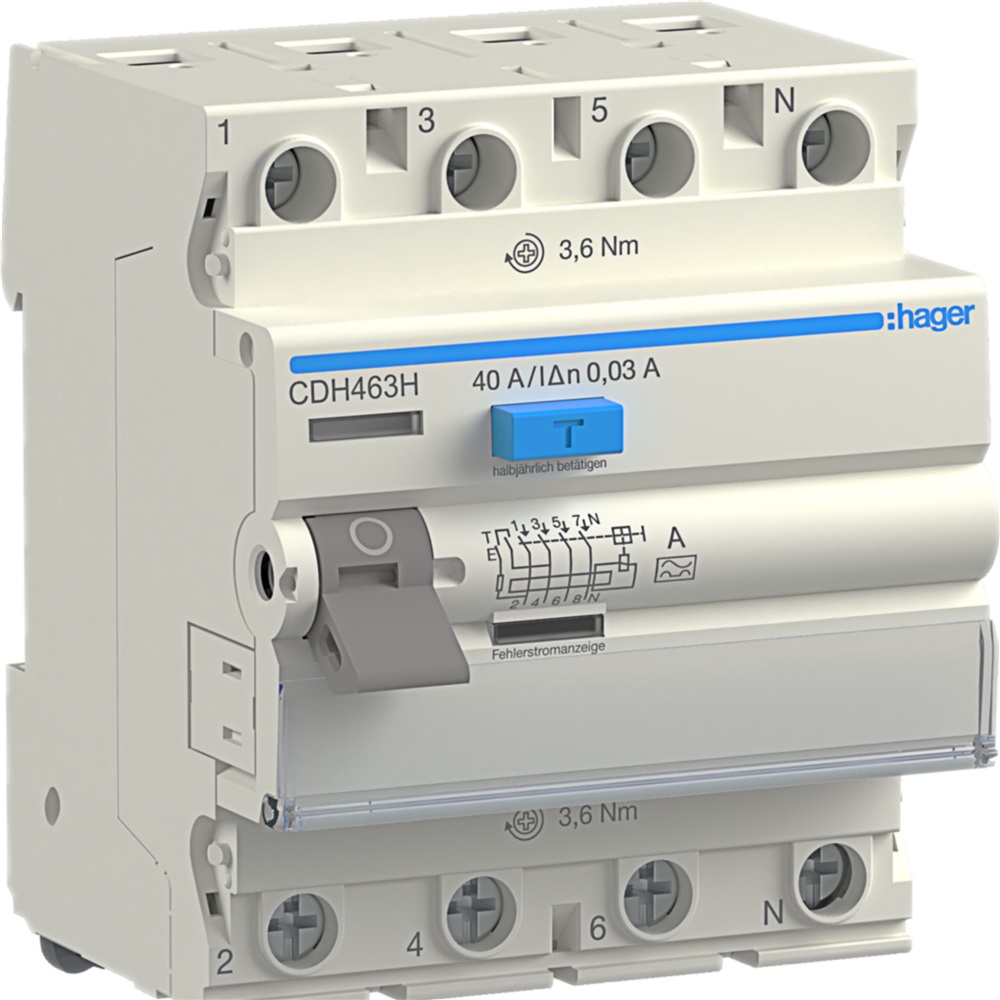 INT. DIFF. ACC. 4P 30 MA 63A HI 4M