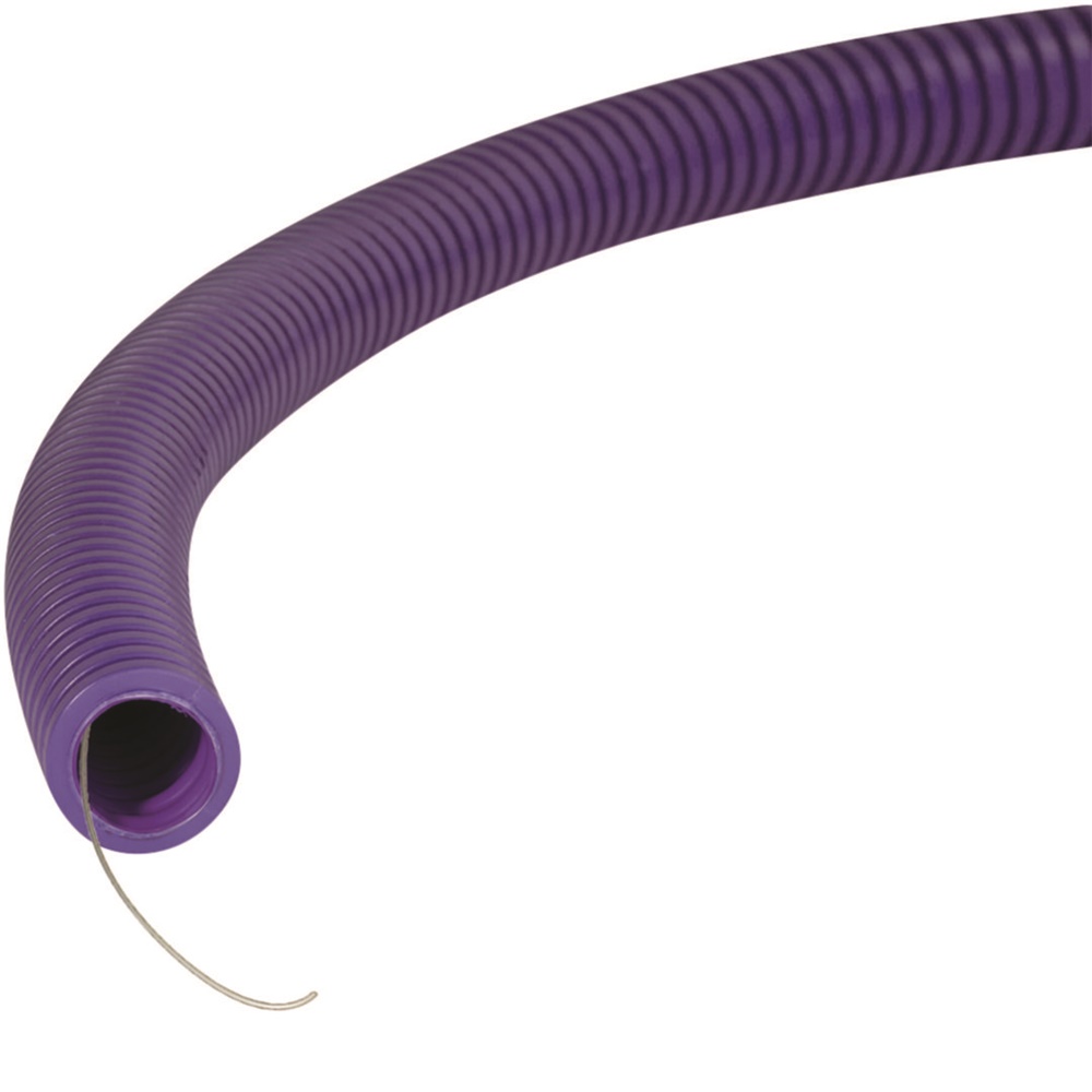 FMPLF 16 Tubo corrugato pieghevole autoestinguente con tirafilo 3321 VIOLA
