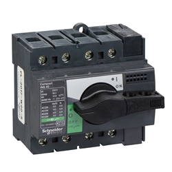 Interruttore sezionatore Compact INS40 40A 4 poli isolamento frontale IEC 60664 isolamento visualizzato uso industriale