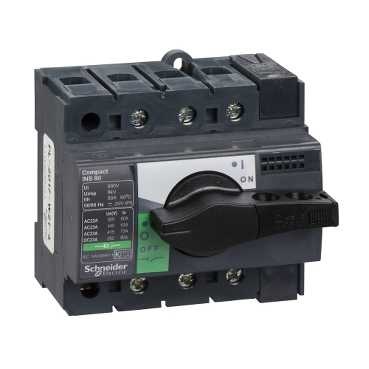 Interruttore/sezionatore Compact INS80 80 A 3 poli