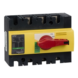 Interruttore sezionatore Compact INS100 3 poli 100A comando emergenza isolamento frontale IEC