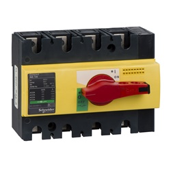Interruttore sezionatore Compact INS100 4 poli 100A comando emergenza isolamento frontale IEC