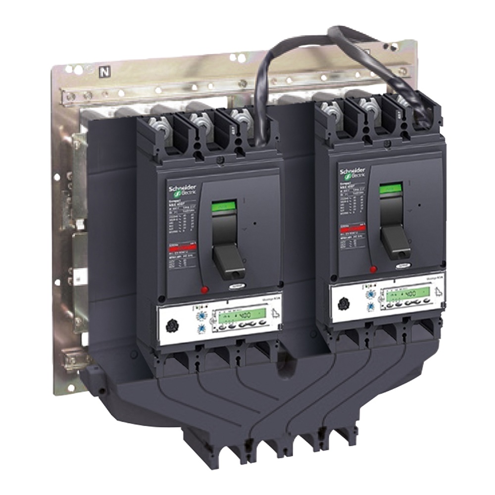 Piastra base con blocco meccanico ed elettrico per NS100-250 telecomunicazioni