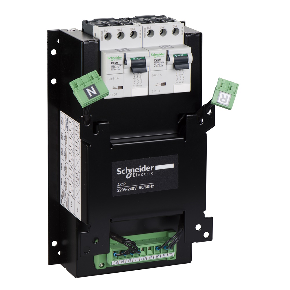 Piastra controllo ACP 380/415Vca per commutazione sorgente dispositivi ComPact e MasterPact