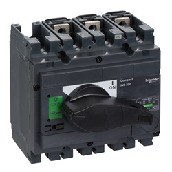 Interruttore sezionatore Compact INS250 250A 3 poli isolamento frontale IEC 60664