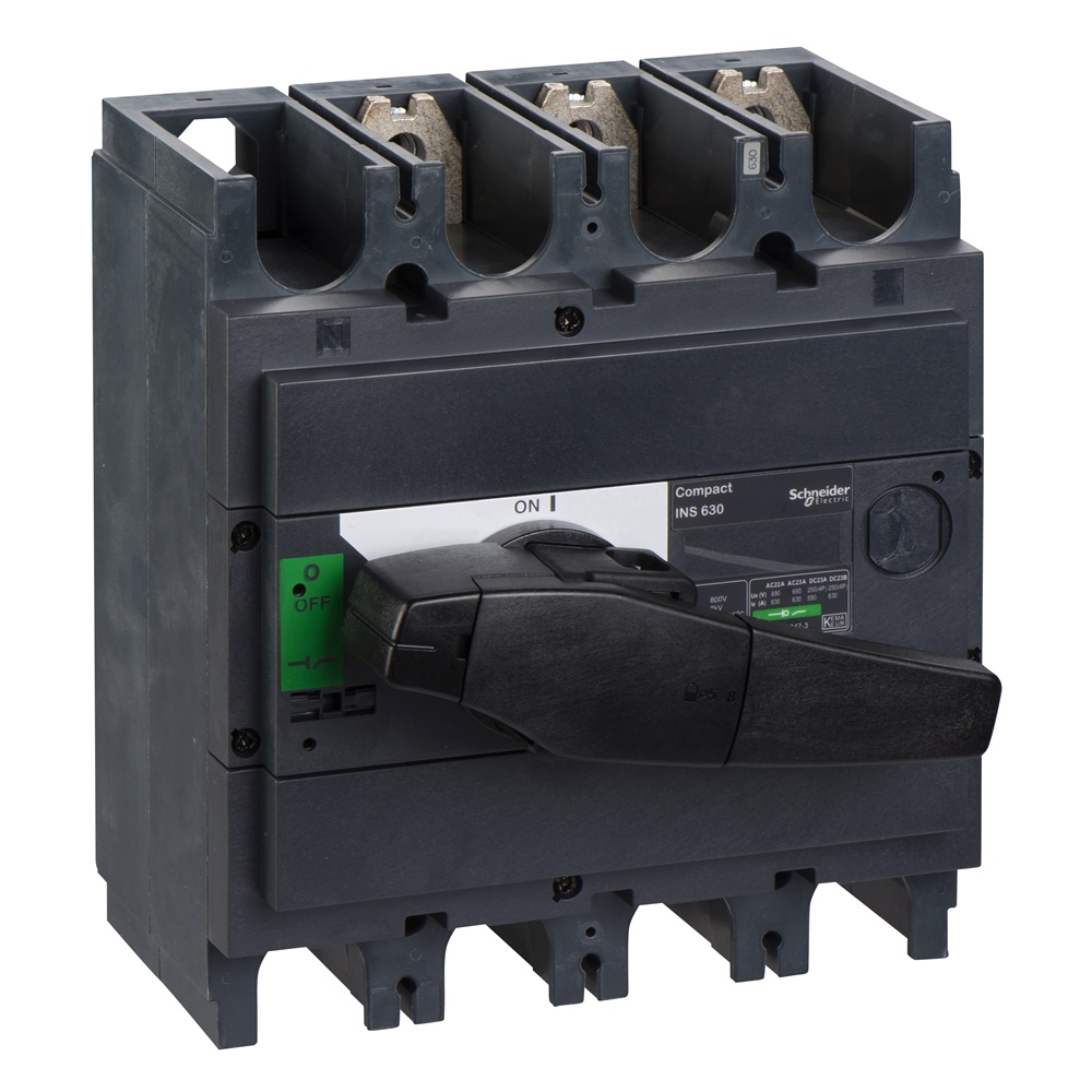 Interruttore sezionatore Compact INS630 630A 3 poli isolamento frontale IEC