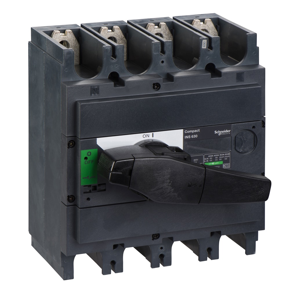 Interruttore sezionatore Compact INS630 4 poli 630A isolamento frontale IEC