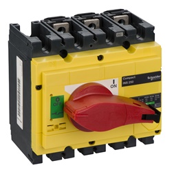 Interruttore sezionatore Compact INS250 250A 3 poli comando emergenza isolamento frontale IEC