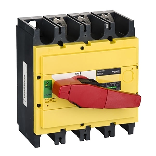 Interruttore / sezionatore Compact INS320 - 320 A - 3 poli - comando emergenza