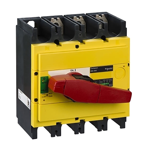Interruttore / sezionatore Compact INS400 - 400 A - 3 poli - comando emergenza