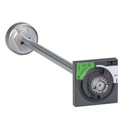 Manopola manovra rotativa rinviata nera per comando INS630b..2500 industriale