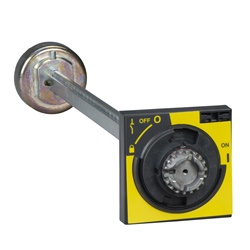Manopola rotativa rinviata rossa per comando INS630b..2500 uso industriale