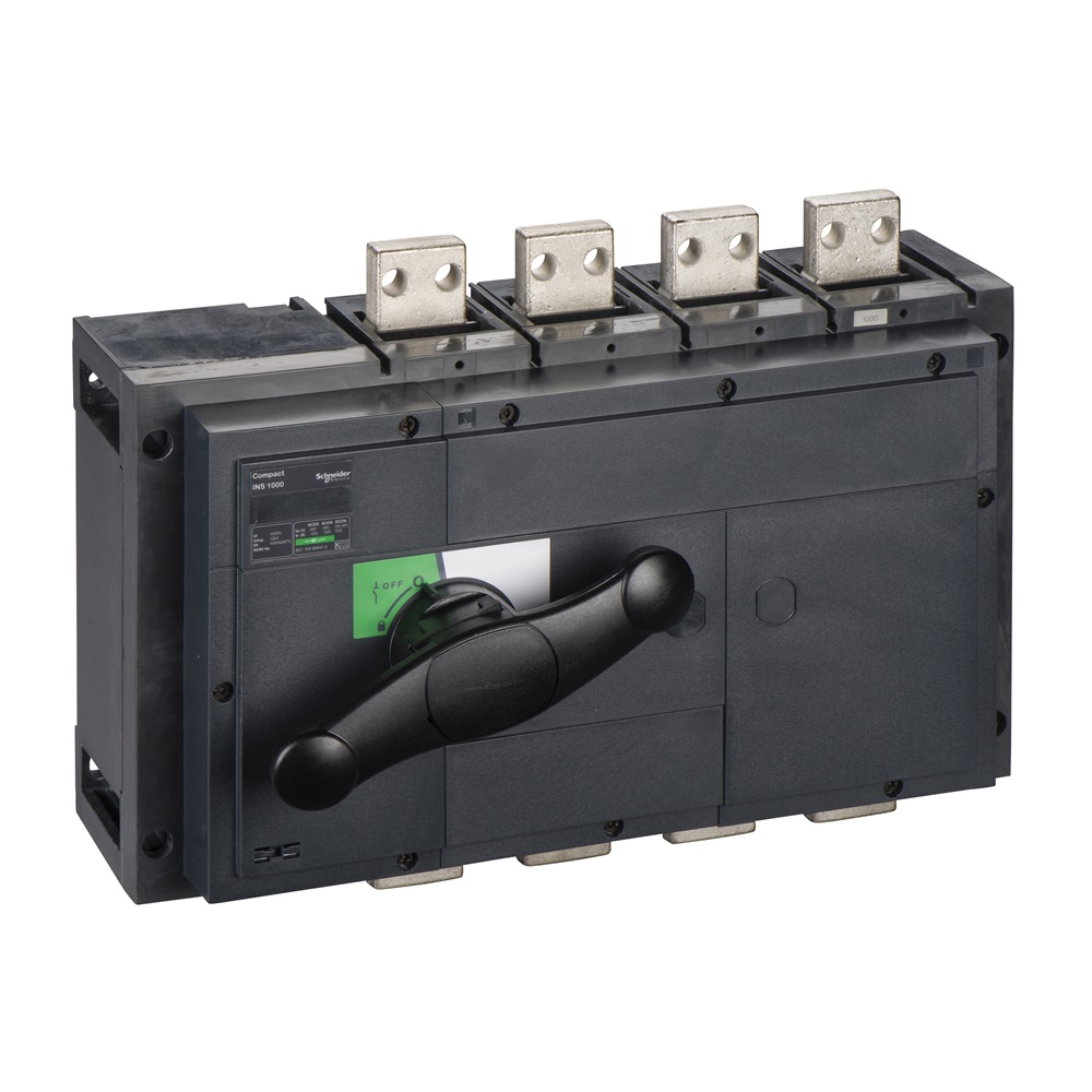 Interruttore sezionatore Compact INS1000 1000A 4 poli isolamento frontale IEC 60947-1/3