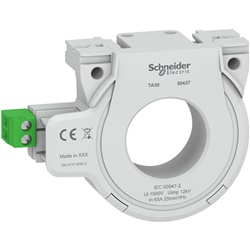 Toroide chiuso tipo A TA30 diametro interno 30mm corrente nominale 65A per monitoraggio guasti isolamento Vigilohm Vigirex