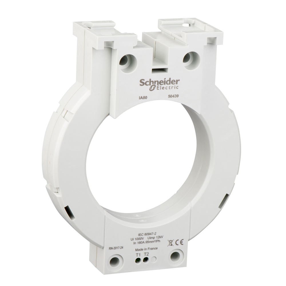 Toroide chiuso tipo A diametro interno 80 mm corrente nominale 160A per monitoraggio guasti isolamento
