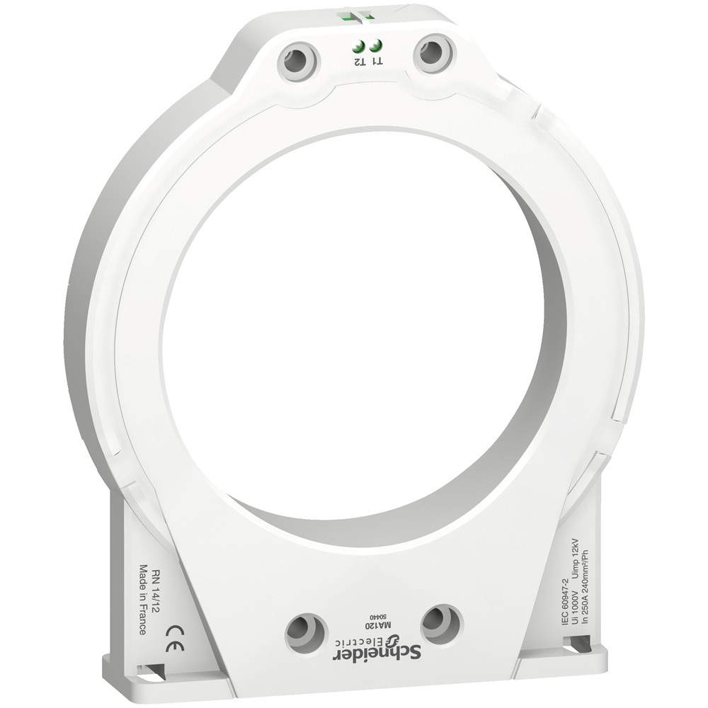 Toroide chiuso tipo A 120 mm diametro interno 250A per monitoraggio corrente residua Vigilohm Vigirex