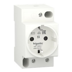 Presa modulare iPC 2P+T 16A 250V Schuko tedesca per uso elettrico industriale e civile
