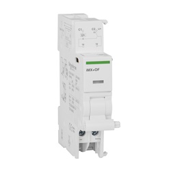 Sganciatore corrente iMX+OF 12/24Vca/cc con contatto ausiliario per interruttori Acti9 iC60 iID iSW-NA