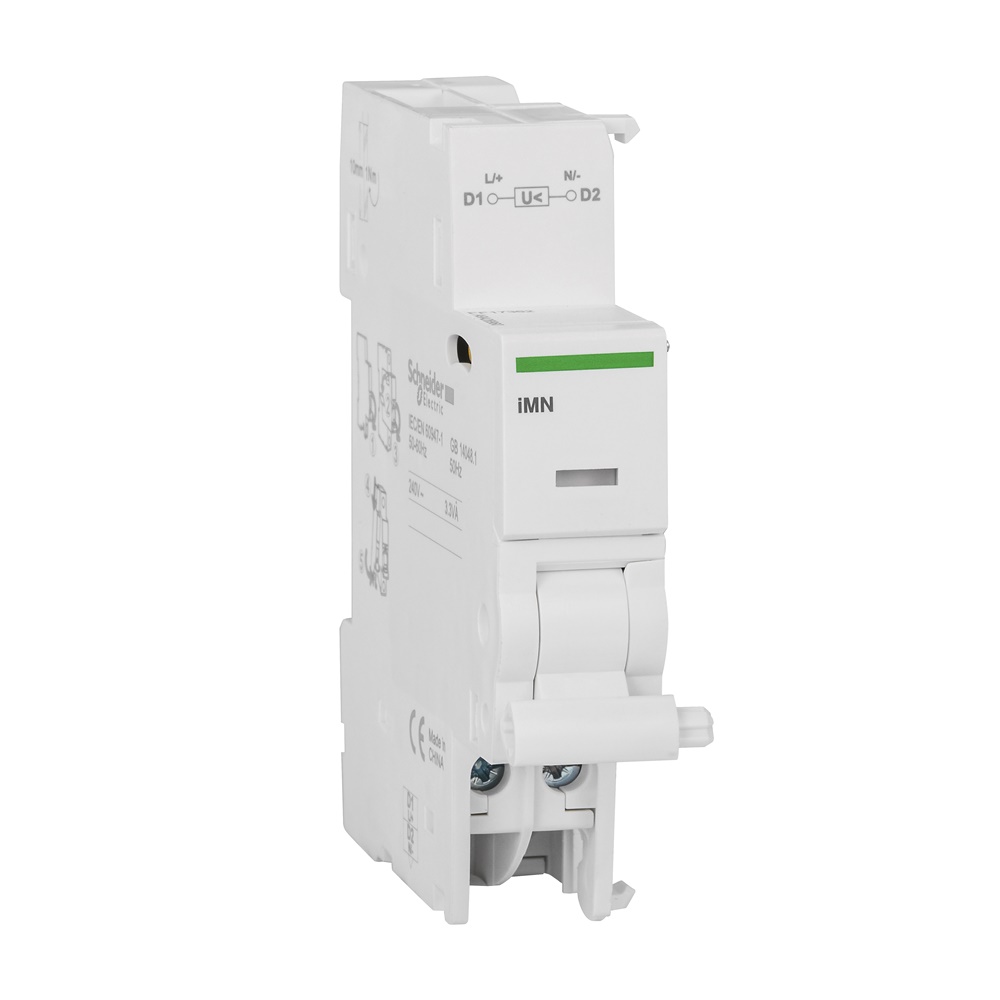 Sganciatore minima tensione istantaneo 220/240V AC per dispositivi Acti9 iC60 iID iSW-NA sicurezza circuiti alimentazione