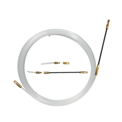 Sonda Perlon Ø3mm 5m con terminali intercambiabili M4 per installazioni elettriche precise e affidabili