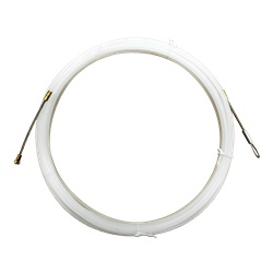 Sonda Perlon Ø4 mm 10 m con terminali acciaio inox e testa flessibile guidacurve per installazione cavi