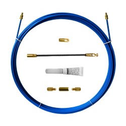 Sonda fibra vetro diametro 3 mm lunghezza 20 m con terminali intercambiabili M4 uso industriale