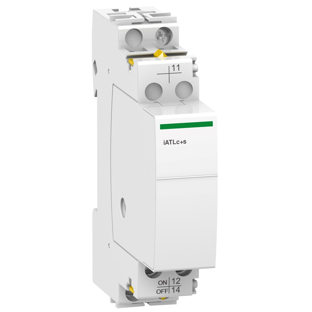 Ausiliario relè comando centralizzato segnalazione iATLc+s 1 contatto 24-240V montaggio su guida DIN IP20/IP40