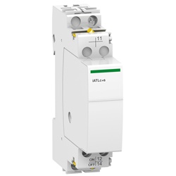Ausiliario relè comando centralizzato segnalazione iATLc+s 1 contatto 24-240V montaggio su guida DIN IP20/IP40