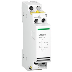 Ausiliario comando centralizzato iACTc 230Vca doppio controllo modulare per contattori Acti9 iCT IP20/IP40 montaggio guida DIN