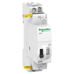 Estensione relè passo-passo 1NA 32A comando 230-240Vca/110Vcc per controllo illuminazione